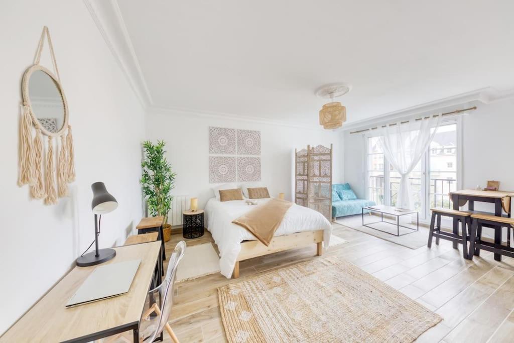 Studio Vue Direct Sur Le Port De Cergy, Parking Prive Gratuit Exterior foto